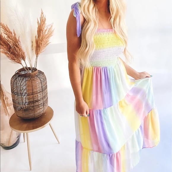 Tie dye midi dress - Picture 3 of 3